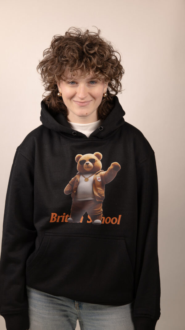 Bluza Czarna Miś Raper
