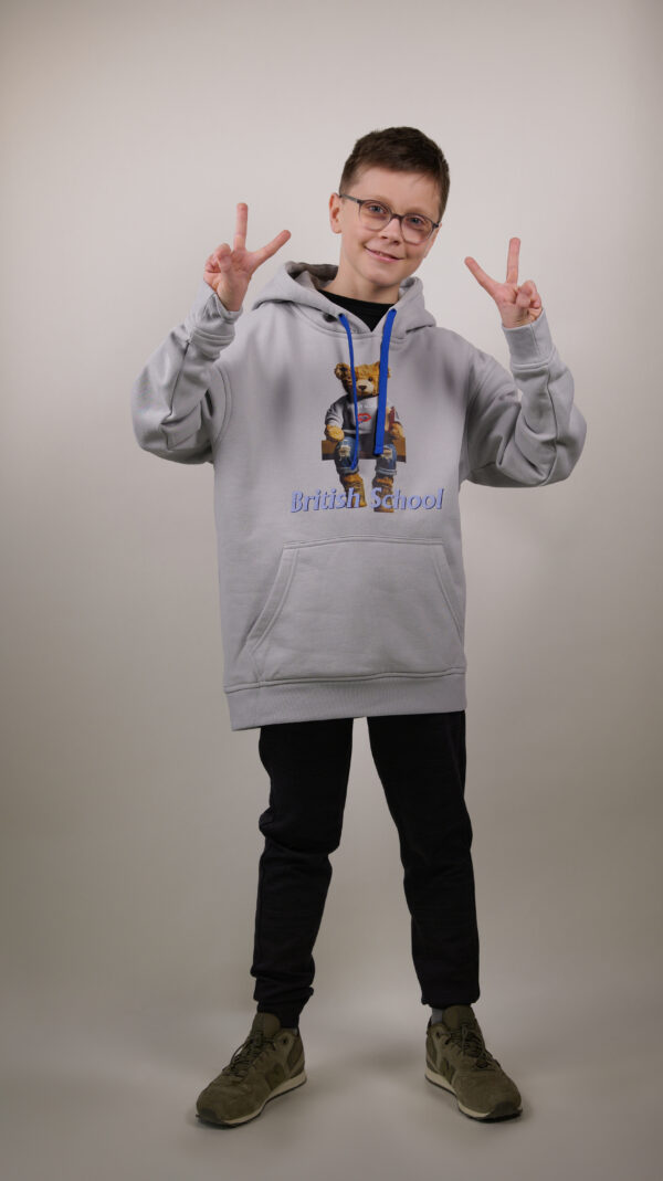 Bluza Szara Miś Student - obrazek 5
